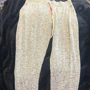 grey pink sweatpants